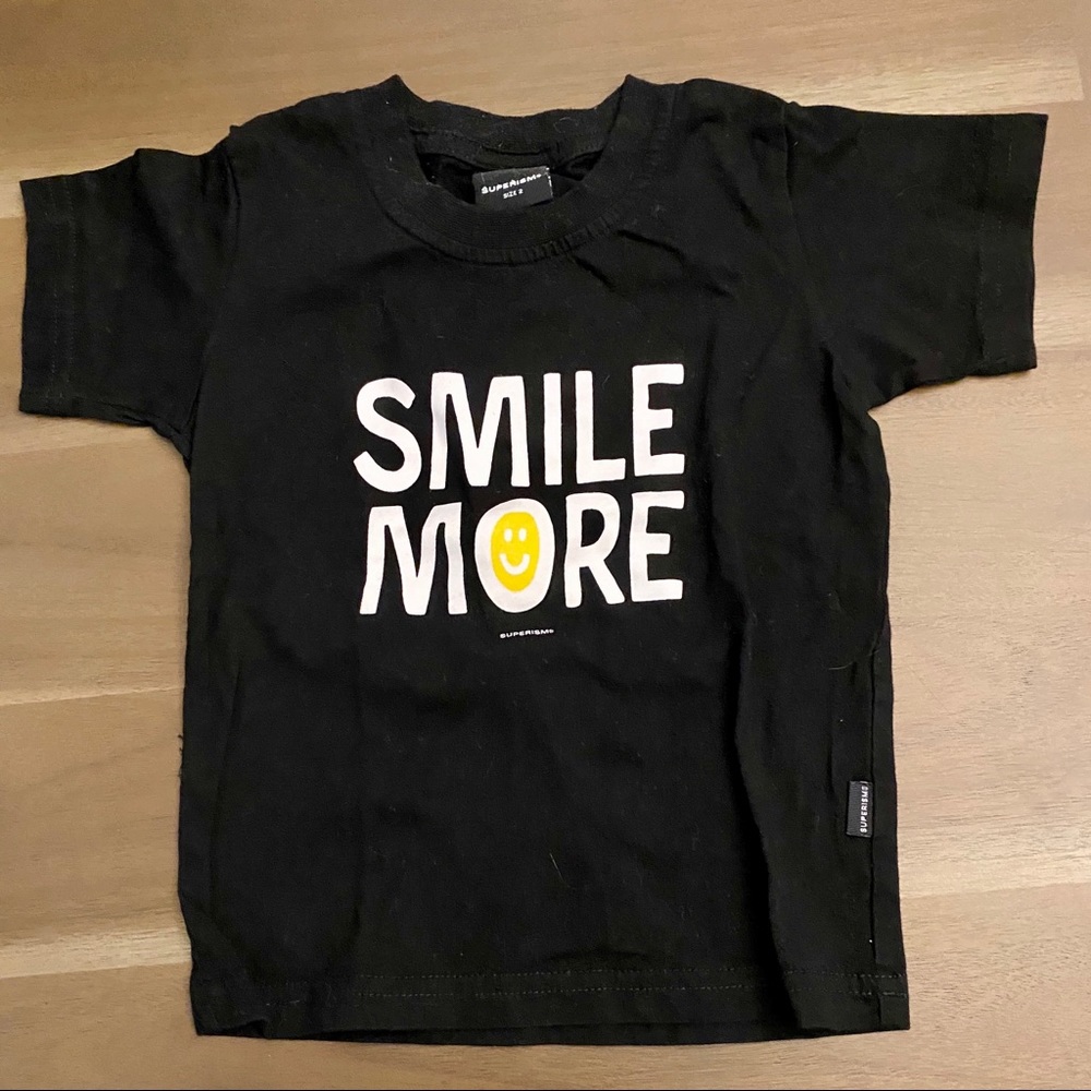 2/$20💥Superism Smile More Toddler T-Shirt